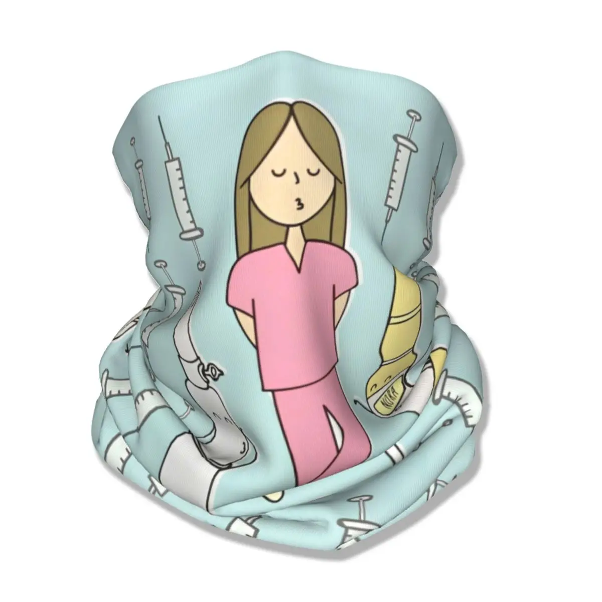 Медицинская бандана для медсестер многофункциональная Ветрозащитная маска на