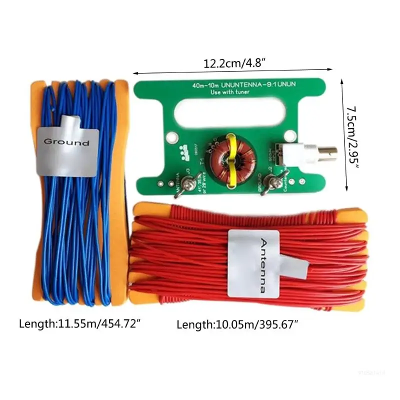 Портативный балансовый дисбаланс напряжения 9:1 BALUN-SDR 10 Вт интерфейс BNC +