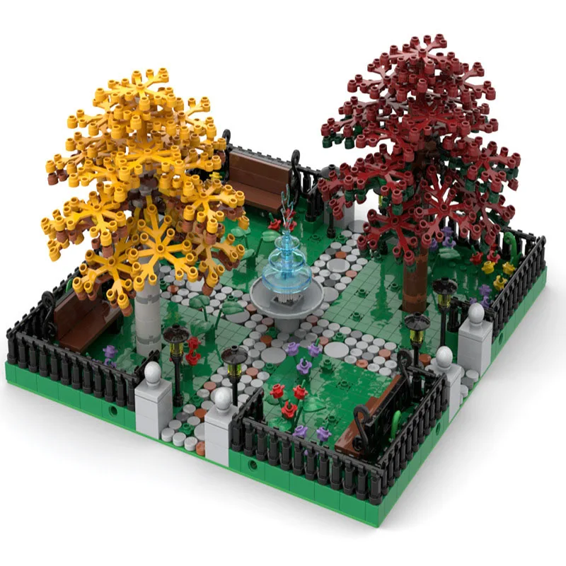 Строительный блок строительный парк развлечений 1427 шт. пазлы для взрослых и