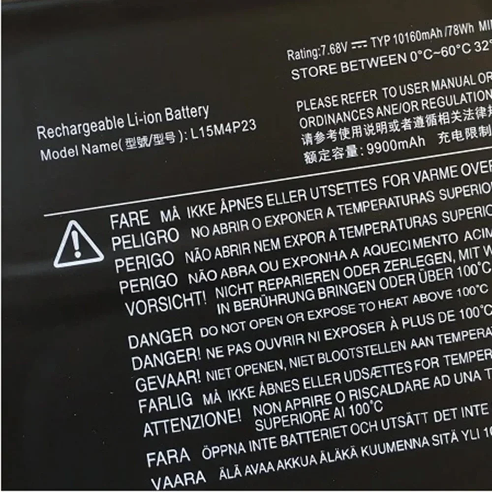 7 68 В 78WH L15M4P23 L15M4P21 L15C4P22 Аккумулятор для ноутбука Lenovo Yoga 910-13IKB 910 13 80VF 5 Pro (512G) L15C4P21