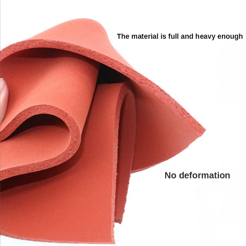 Силиконовая пенопластовая красная устойчивая к высоким температурам губка