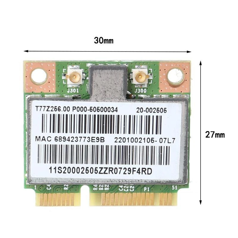 Mini PCIE Lan CARD BCM4313HMGB BCM4313 WiFi 1x1 BGN Карта адаптера для z370 g480 g580 g780 Y470 Y570 y480 y580 (art.: 3920da5f082fc) - 3920da5f082fc