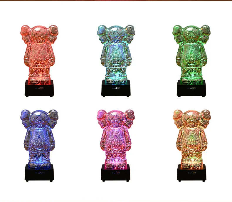 Новый гальванический жестокий медведь Bluetooth-динамик жидкий креативное украшение