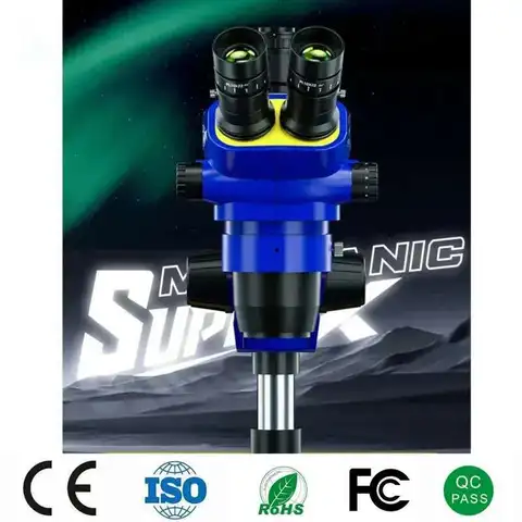 Крупногабаритный оптический микроскоп Mechanic с широкоугольным окуляром, окуляром PL10X/22 мм