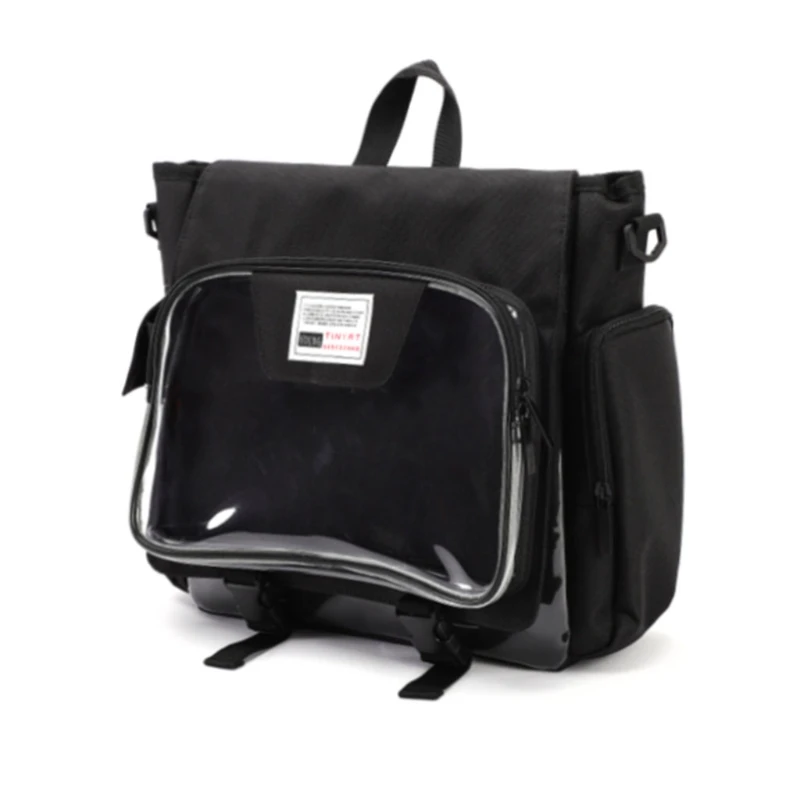 Милый школьный рюкзак для девочек, Женская многофункциональная модная прозрачная сумка-тоут из ПВХ для подростков, Повседневная сумка чере...
