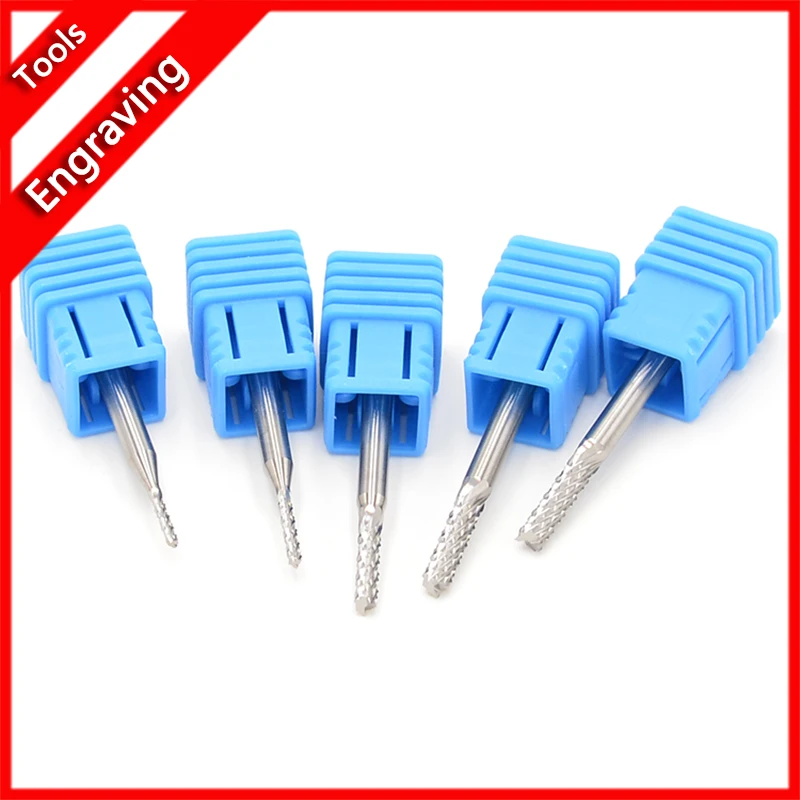 

0.5-3.175mm Carbide PCB Miling Cutter 3.175mm Shank CNC Engraving Machine End Mill
