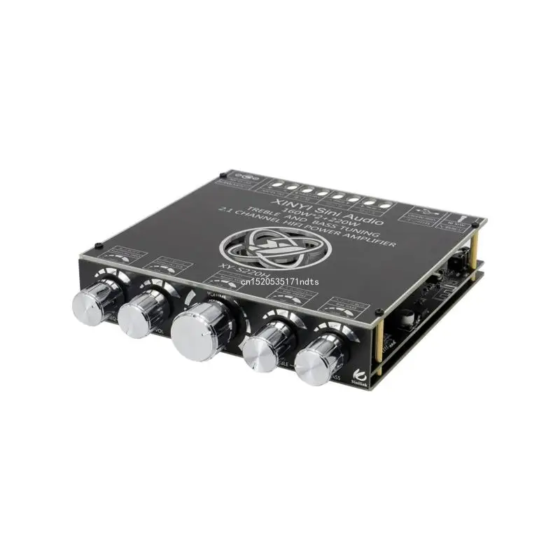 Плата усилителя мощности TDA7498 совместимая с Bluetooth модуль 160 Втx2 + 220 Вт входы BT AUX