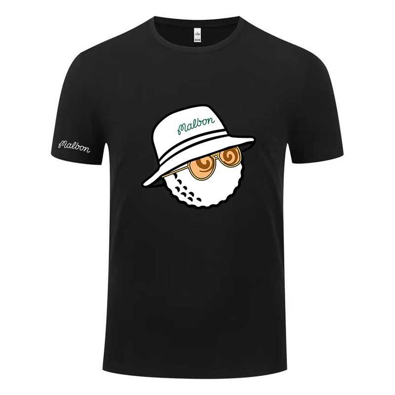 Golf T-shirt Men's and Women's 2023 Summer Cotton Tees Golf Tops Golf Bucket Hat Short Sleeve Fashion Couple Loose Golf Clothing