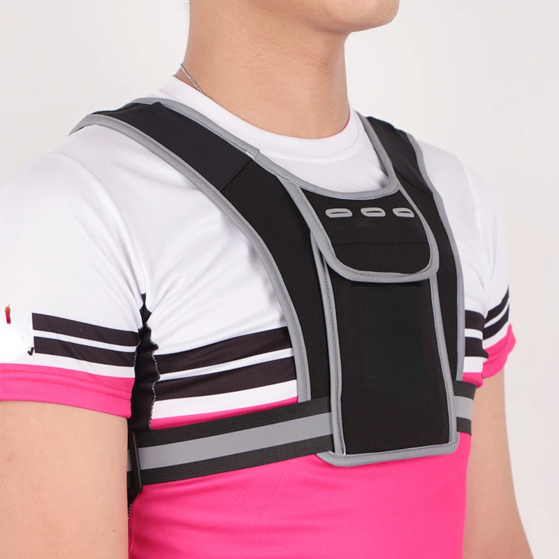 

Men and Women Running Reflective Vest Bag Mountaineering Soft Bag Fitness Kettle Backpacks Outdoor Sports