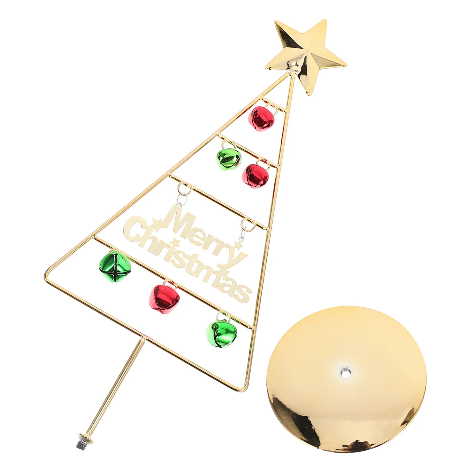 Кованый железный держатель для рождественской елки настенный орнамент