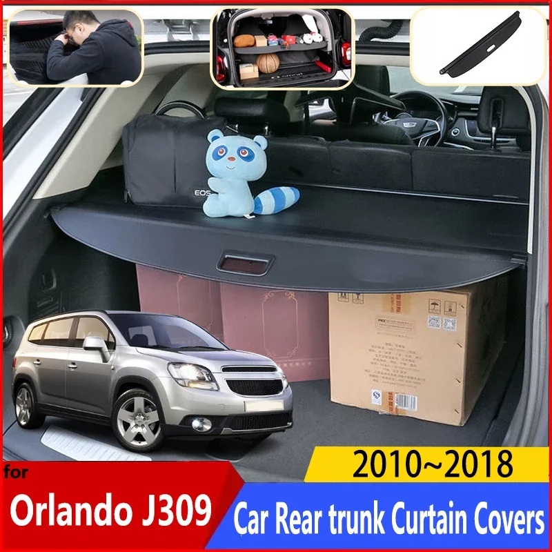 Для Chevrolet Orlando 2012 аксессуары J309 2010 ~ 2018 MK1 задние шторы багажника задняя стойка