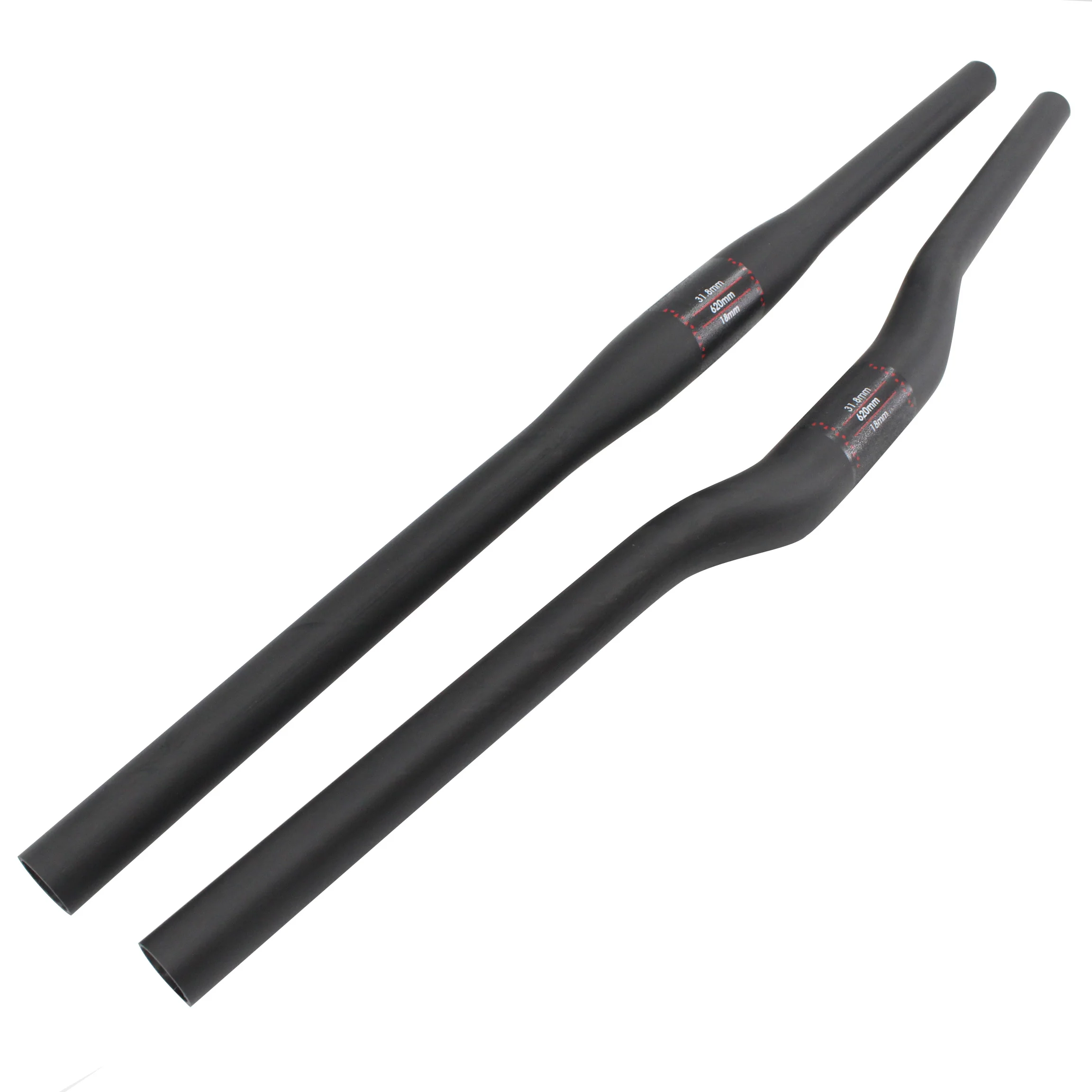 

New Mountain bike matte UD full carbon handlebar rise carbon bicycle handlebars flat MTB bike parts 31.8*600-740mm Free shipping