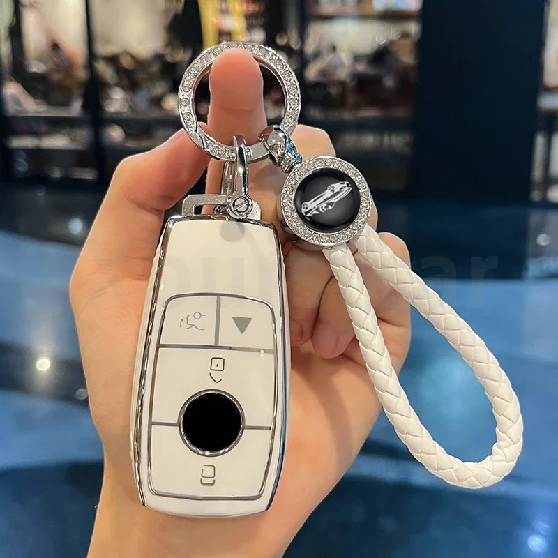 

2/3/4 кнопки для Mercedes Benz W177 W205 W213 W222 G63 X167 A C E S G GLS Class Maybach Чехол для автомобильного ключа из ТПУ Чехол-брелок Сумка