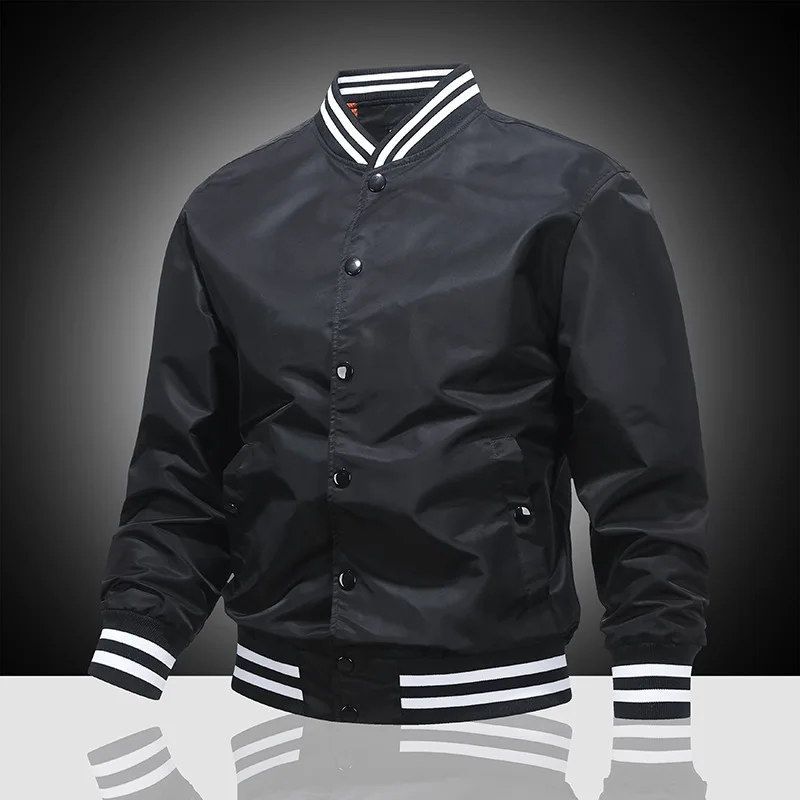 

Мужская бейсбольная форма, трендовая куртка, Новинка осени 2022, красивая мужская куртка с воротником-стойкой для пар инструментов