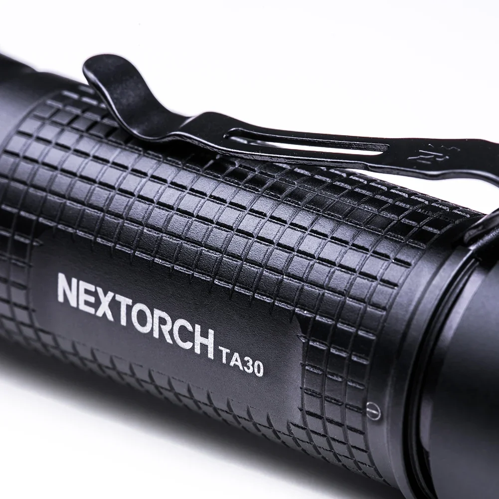 Фото Nextorch TA30 V2.0 Тактический фонарь, перезаряжаемый через USB профессиональный тактический фонарик с одним ключом №4