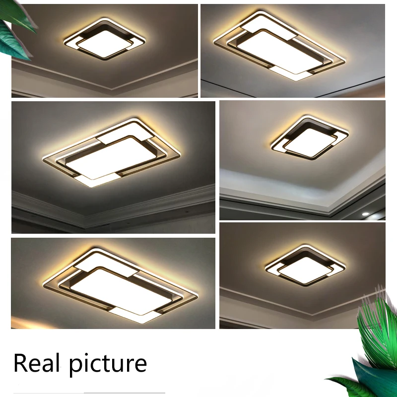 

Современные светодиодсветодиодный потолочные светильники, лампа с дистанционным управлением для гостиной, спальни, кабинета, потолочные светильники