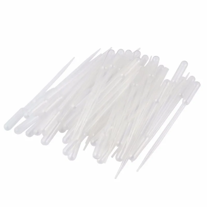 

100 Pcs Plastic Disposable Graduated Transfer Pipettes Eye Dropper 5ML