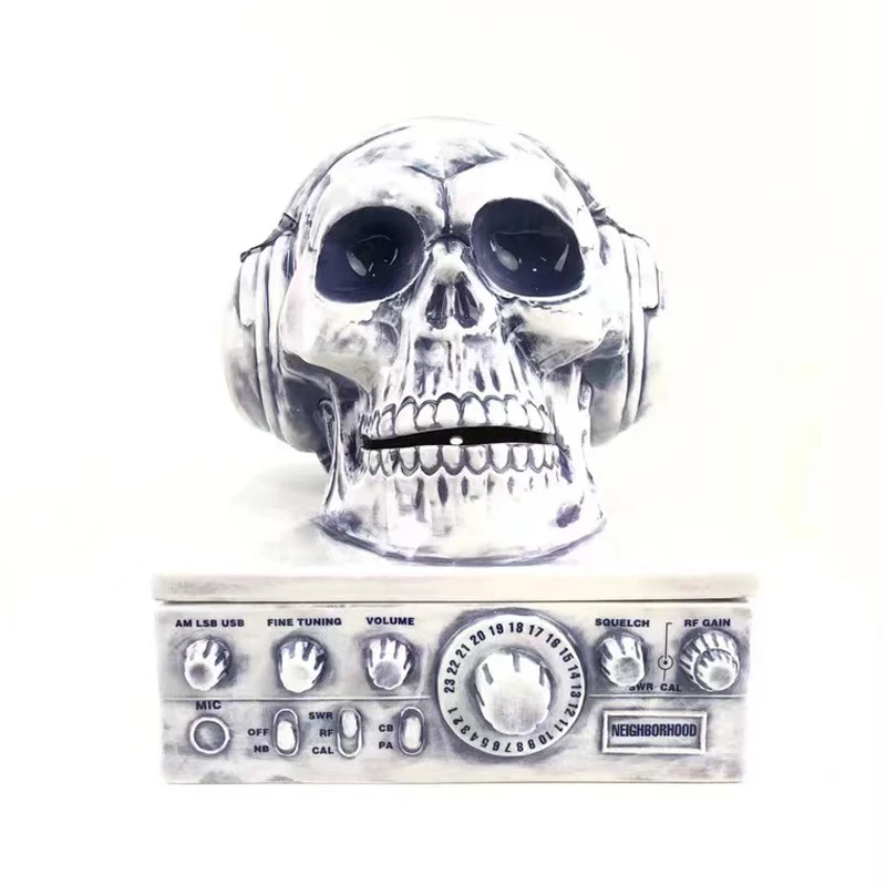 

NBHD Incense Burner Home Fashion Ceramic Sculpture Skull Ornament