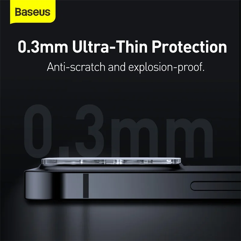 Baseus 2Pcs Camera Lens Protector For iPhone 13 14 Pro Max Tempered Glass Lens Glass For iPhone 13 14 Lens Protection Film