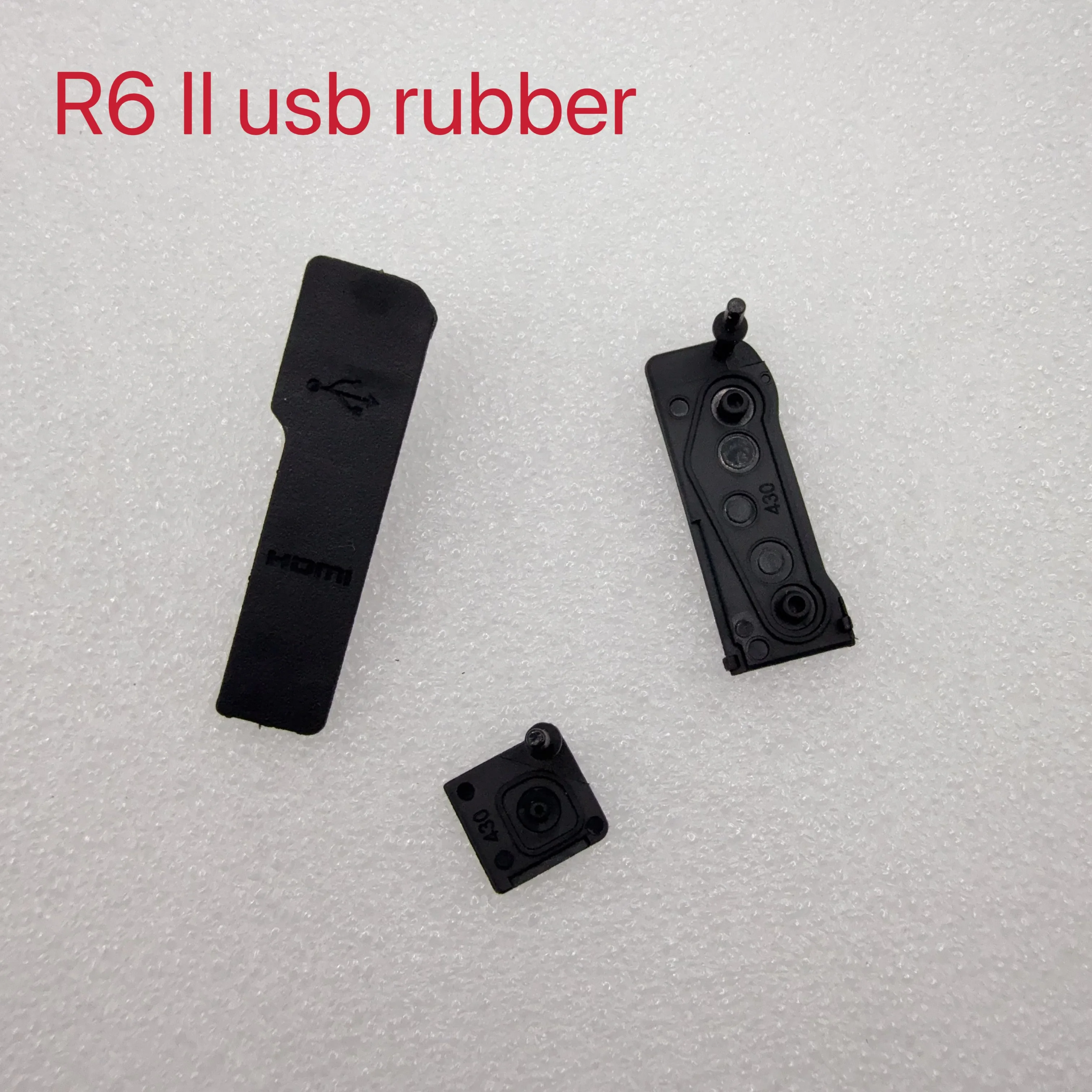 Фото Новая резиновая заглушка USB-порта для Canon EOS R6II R6 Mark II, совместимая с HDMI, крышка микрофона, защитная накладка, деталь для крепления камеры №2