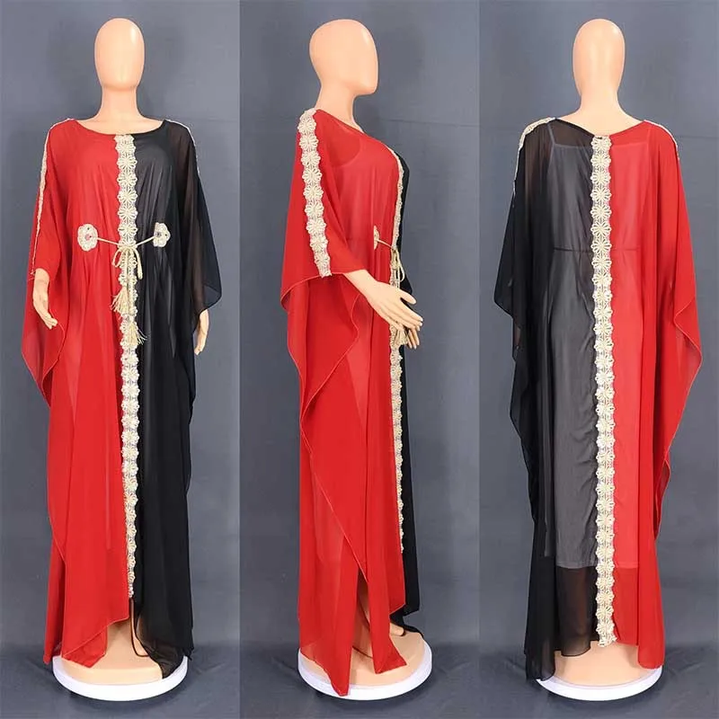 African Dresses For Women Vetement Femme Dashiki Abaya Print Maxi Dress Autumn New Africa Clothes Dashiki Ankara Dresses