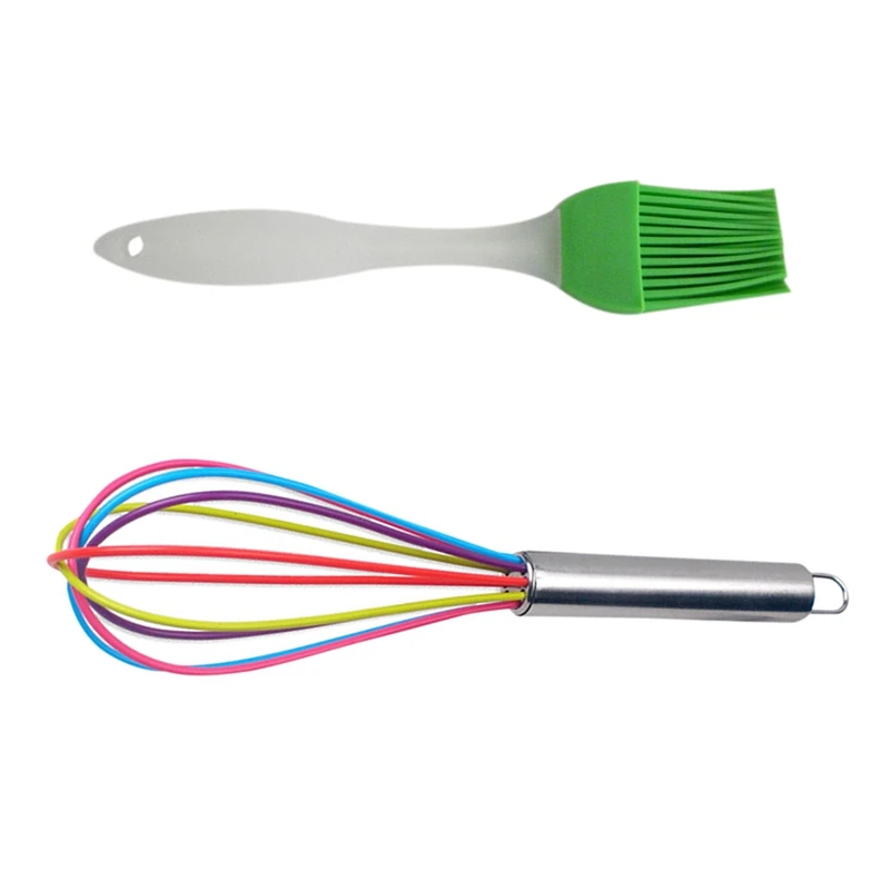 

1 шт., силиконовый антипригарный Миксер для взбивания яиц, 10 дюймов