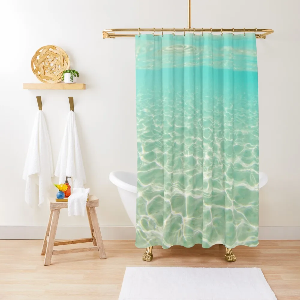 Bora Underwater Cheap Opaque Bathroom Products Vintage Waterproof Outdoor Shower Curtains |