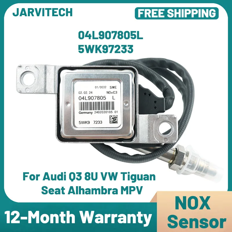 Фото Новый датчик NOx 04L907805L 5WK97233 для Audi Q3 8U 8UB 8UG SUV 2.0 TDI, VW Tiguan SUV 2.0, Seat Alhambra MPV, VW Sharan MPV №1