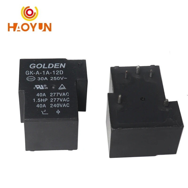 GK-A-1A-12D GK-A-1A-24D 4PINS 30A 12VDC Силовое реле
