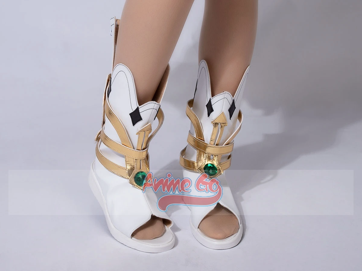 

Genshin Impact Nahida Cosplay Shoes White Boots C02976