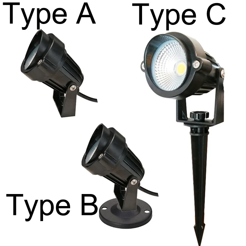 Лампа для газона 3 Вт 5 220 В 12 в пост. Тока