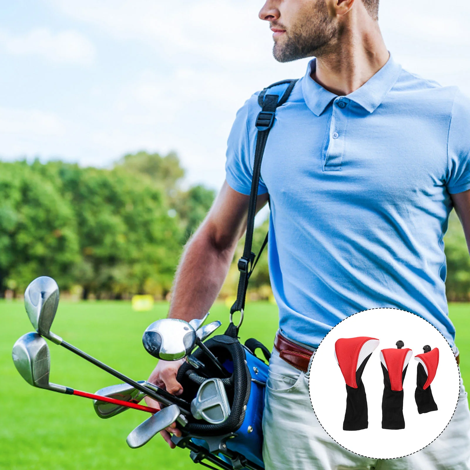 

Covers Putter Headcovers Driver Head Club Sleeves Iron Mallet Cover Wood Golf accessories