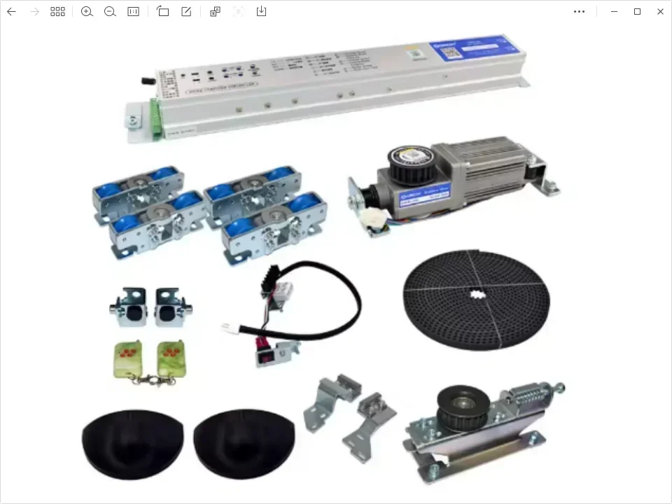 OREDY Высококачественная автоматическая система раздвижной двери стеклянная