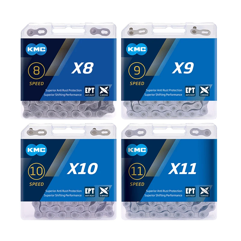 Оригинальная Коробочная цепь KMC 8/9/10/11/12 скоростная X8 X9 X10 X11 X12 Z8.3 X9L X11EL X11SL