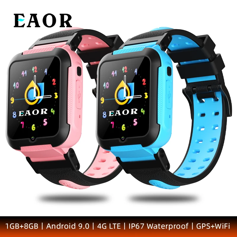 Детские Водонепроницаемые Смарт-часы EAOR E7 4G LTE Wi-Fi Android 9 0 1 + 8 Гб 750 мАч |