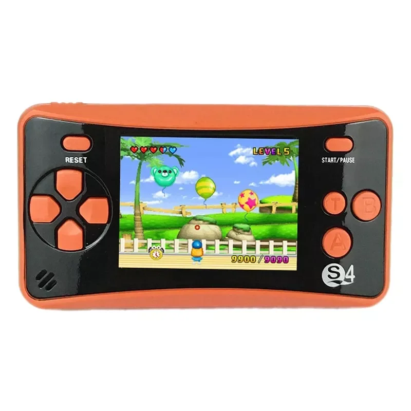 

Portable Handheld Game Console for Children, Arcade System Game Consoles Video Game Player Great Birthday Gift Orange