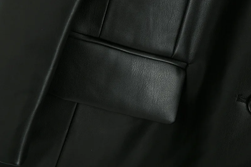 Рисунок 6 - Черный блейзер из искусственной кожи