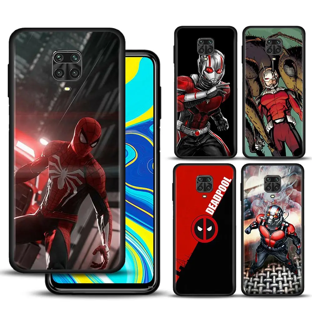 

Marvel Spiderman Comic Case For Xiaomi Redmi Note 11 8 10 Pro Max Caso Note 9 9T 9S 8T 8 10 5G for redmi k40 10 9 9C 9A 8 Capa