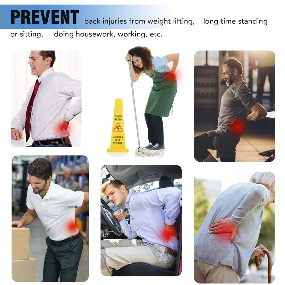 Дышащий Пояс Для Поддержки Спины Мужчин И Женщин Облегчение Боли С Грыжами Диска