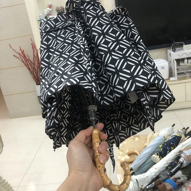 

Girly Windproof Umbrella Aesthetic Lightweight Photography Uv Protection Portable Folding Umbrella Rain Cute Paraguas Rain Gear