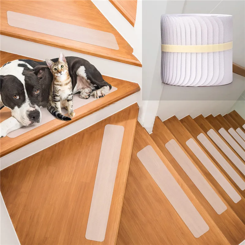 2 Sizes 10CM*60/80CM Step Bathroom PEVA Non-slip Tape Skin-friendly Waterproof Rubber Transparent Sticker Home Essentials | Дом и сад