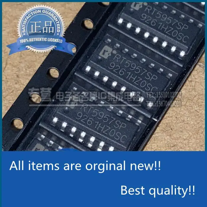 

10pcs orginal new in stock RT5957SP SMD SOP-16 power management chip IC