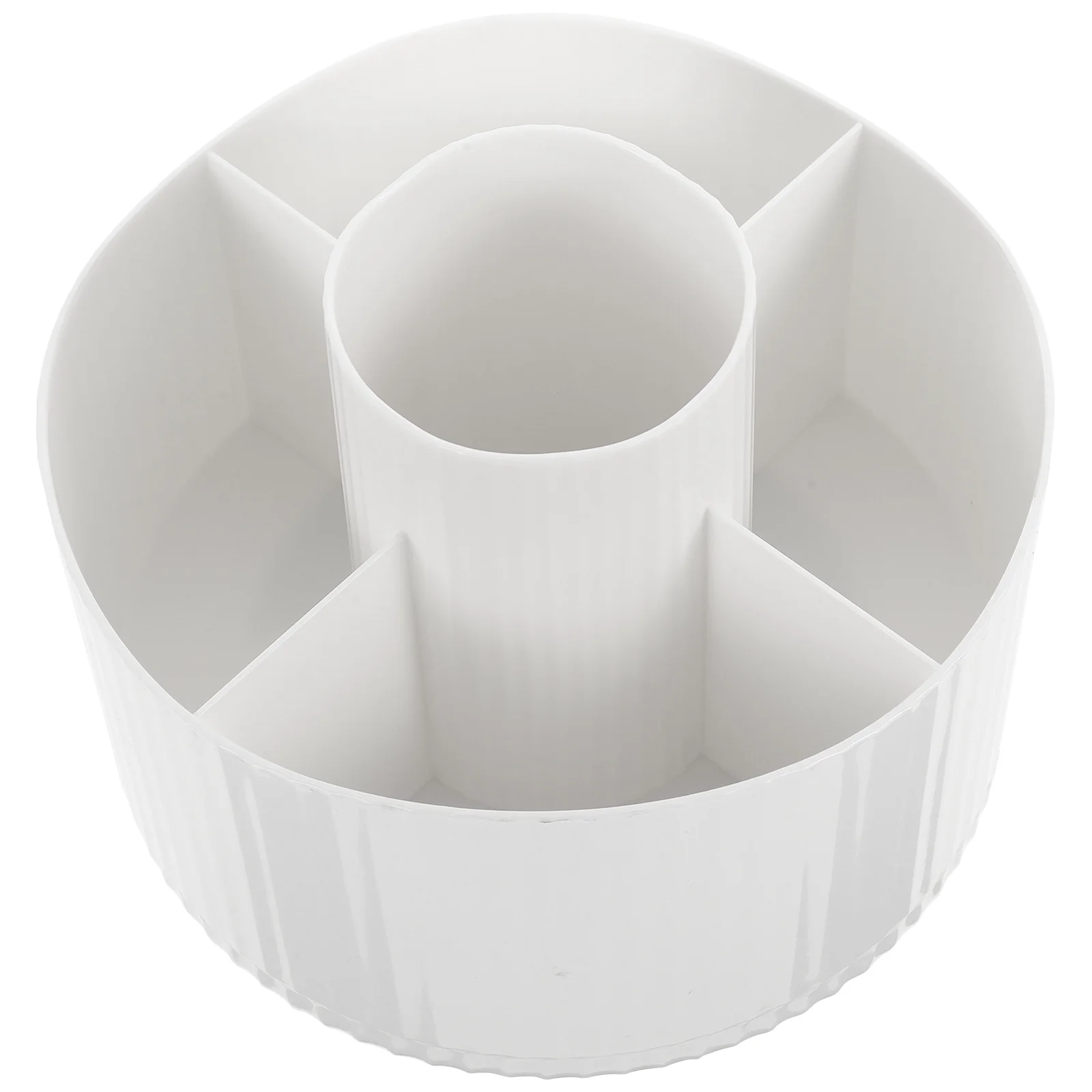 

Makeup Brush Storage Holder Rotatable Plastic Organizer Office Brushes