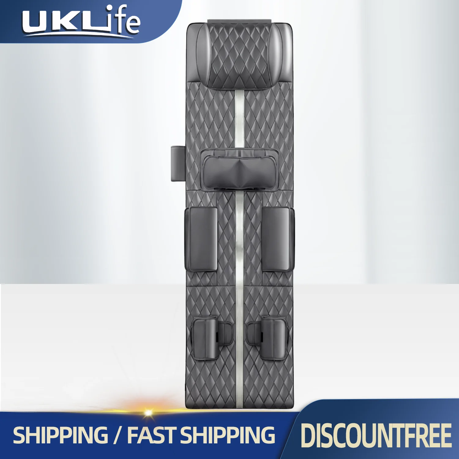 

UKLife Massage Cushion Portable Airbag Neck Full Body Massager Sofa Pad Heating Lumbar Vibration With Remote Controller