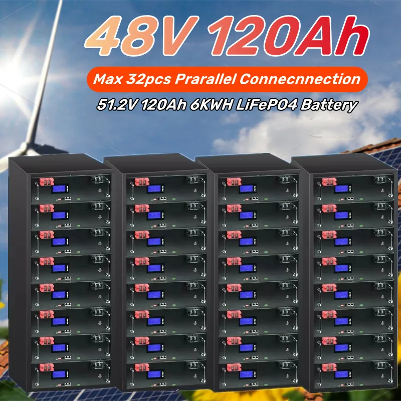 

Аккумуляторная батарея LiFePo4, 48 В, 51,2 Ач, 5,12 Ач, Ач