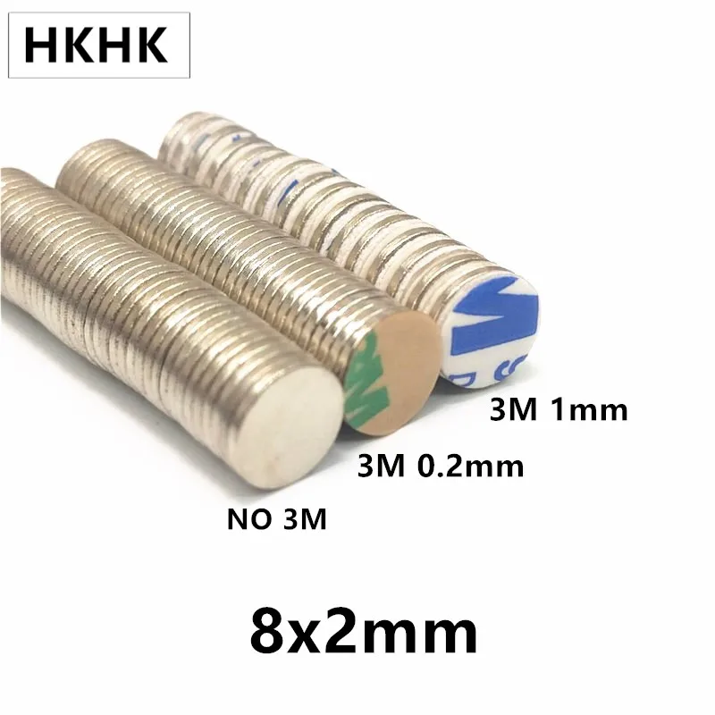 

Суперсильный неодимовый магнит 8x2 мм, постоянный круглый 8x2 мм, мощный магнитный диск 8*2 мм