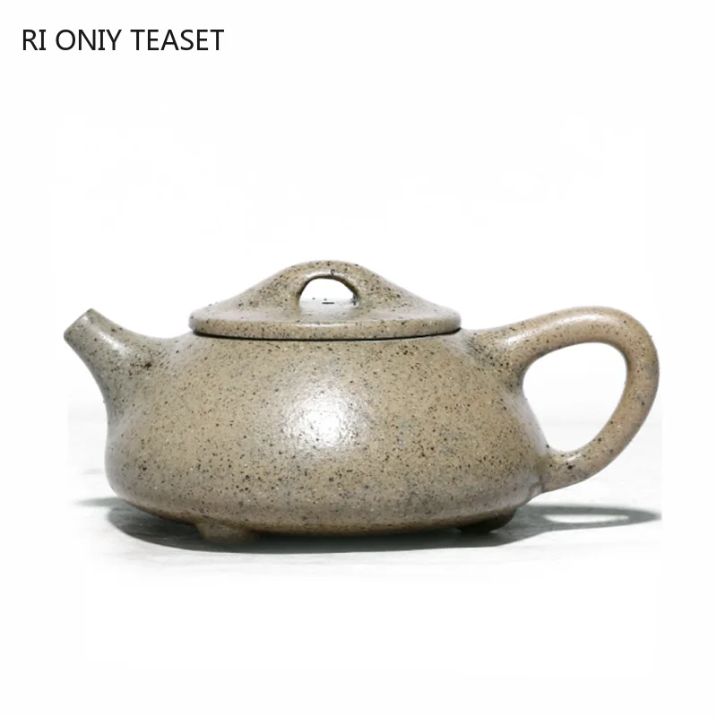 

230ml Boutique Yixing Purple Clay Teapots Raw Ore Section Mud Stone Scoop Tea Pot Home Zisha Filter Kettle Tea Set Accessories