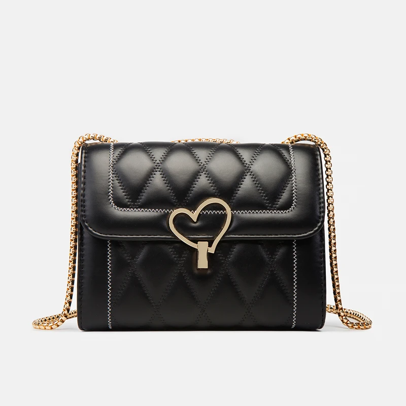 

ins net celebrity small bag female 2020 new trendy Korean version of the wild one-shoulder messenger bag texture chain mini mobi