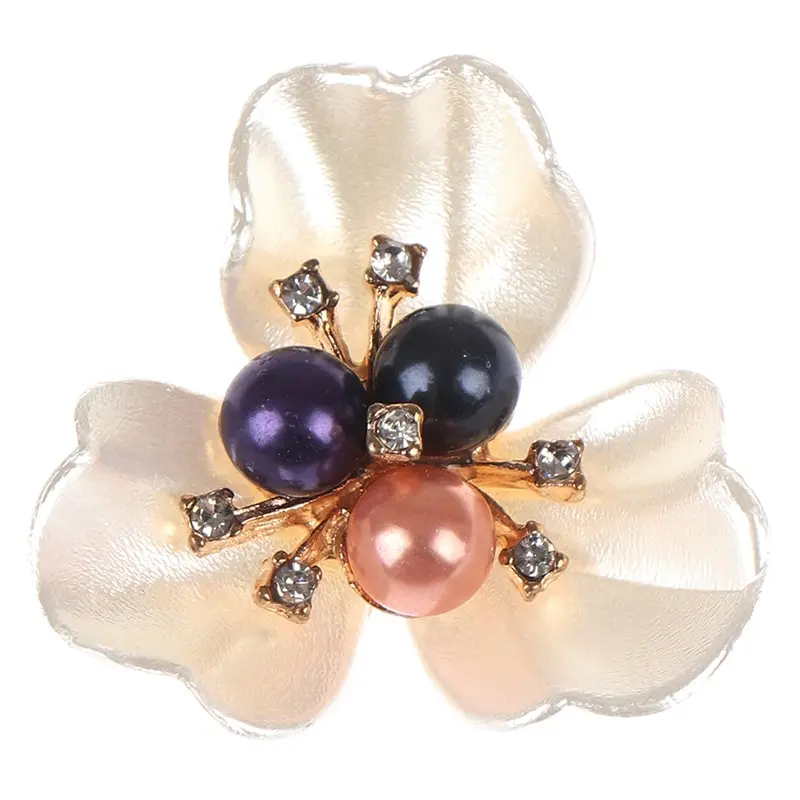 

4Pcs/lot Shoe Clips Shoe Decorations DIY Embroidered Sequins Beads Decorative Accessory Cloth Patch Clover
