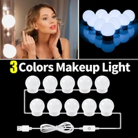 led 5v makeup mirror light toiletries lamp hollywood vanity fill light usb cosmetic lights 2 6 10 14bulbs bathroom toiletries